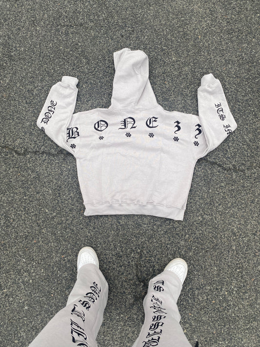 Grey Bonezz Hoodie